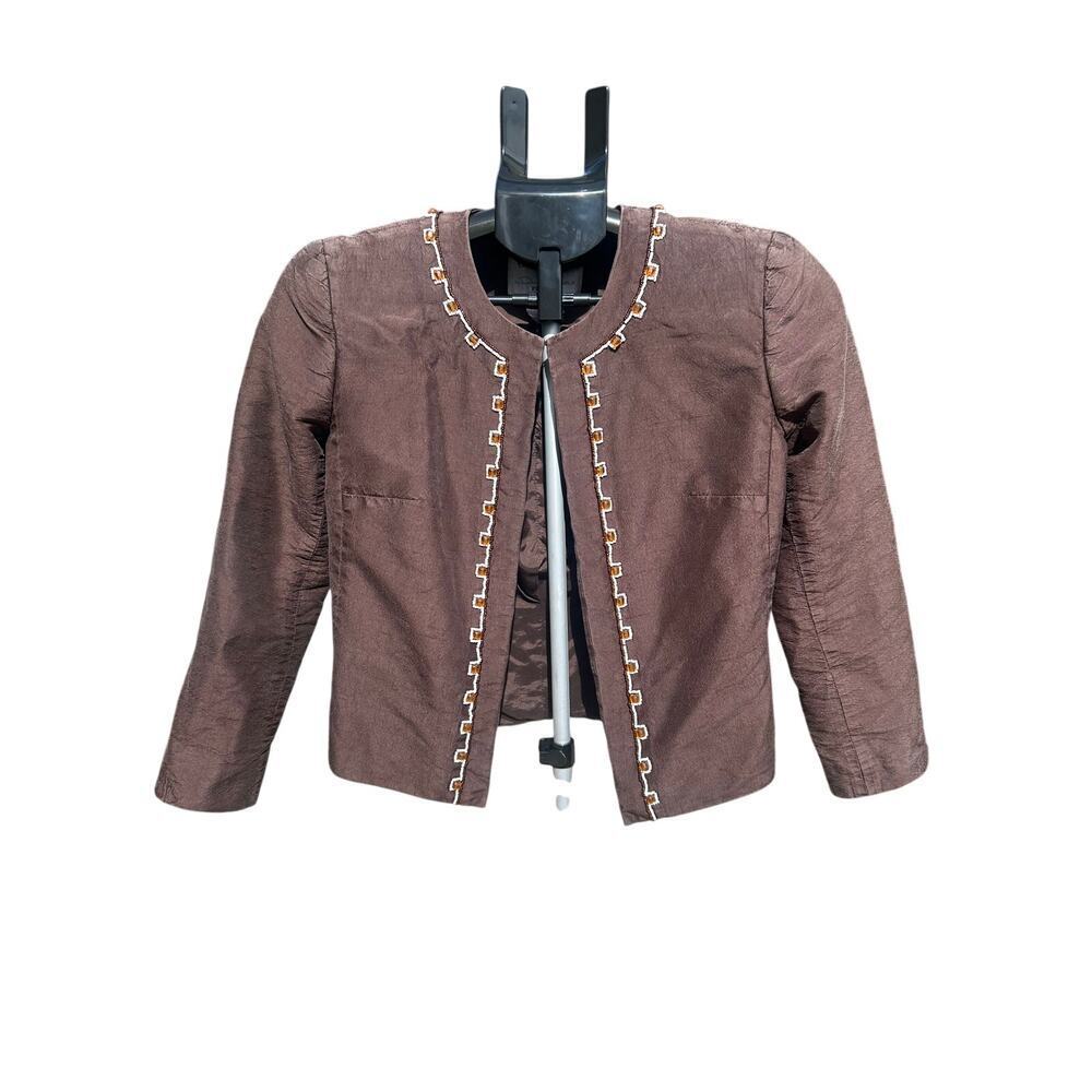 Oscar de la Renta Vintage Silk Beaded Jacket 2P